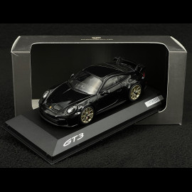 Porsche 911 GT3 type 992 2021 deep black metallic 1/43 Minichamps WAP0201520M007