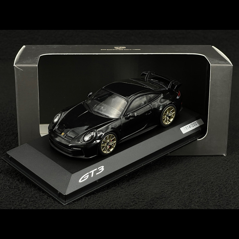 Porsche 911 GT3 type 992 2021 deep black metallic 1/43 Minichamps WAP0201520M007