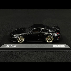 Porsche 911 GT3 type 992 2021 deep black metallic 1/43 Minichamps WAP0201520M007