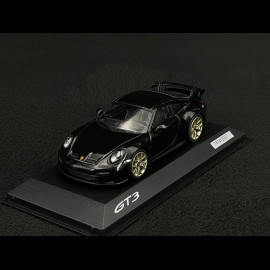 Porsche 911 GT3 type 992 2021 deep black metallic 1/43 Minichamps WAP0201520M007