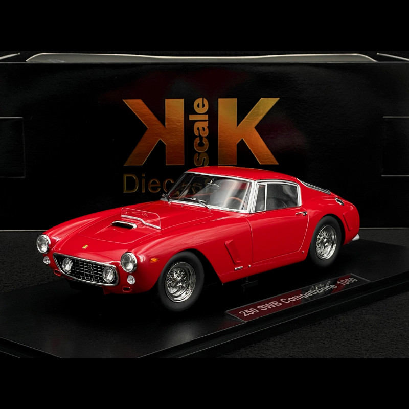Ferrari 250 GT SWB Competizione Plain Body Version 1961 Red 1/18 KK Scale KKDC180861