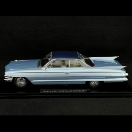 Cadillac DeVille Series 62 Coupe 1961 Light Metallic Blue 1/18 KK Scale KKDC181251
