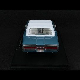 Duo Ford Thunderbird Convertible 1966 Light Metallic Blue + Thelma and Louise Figures 1/18 KK Scale