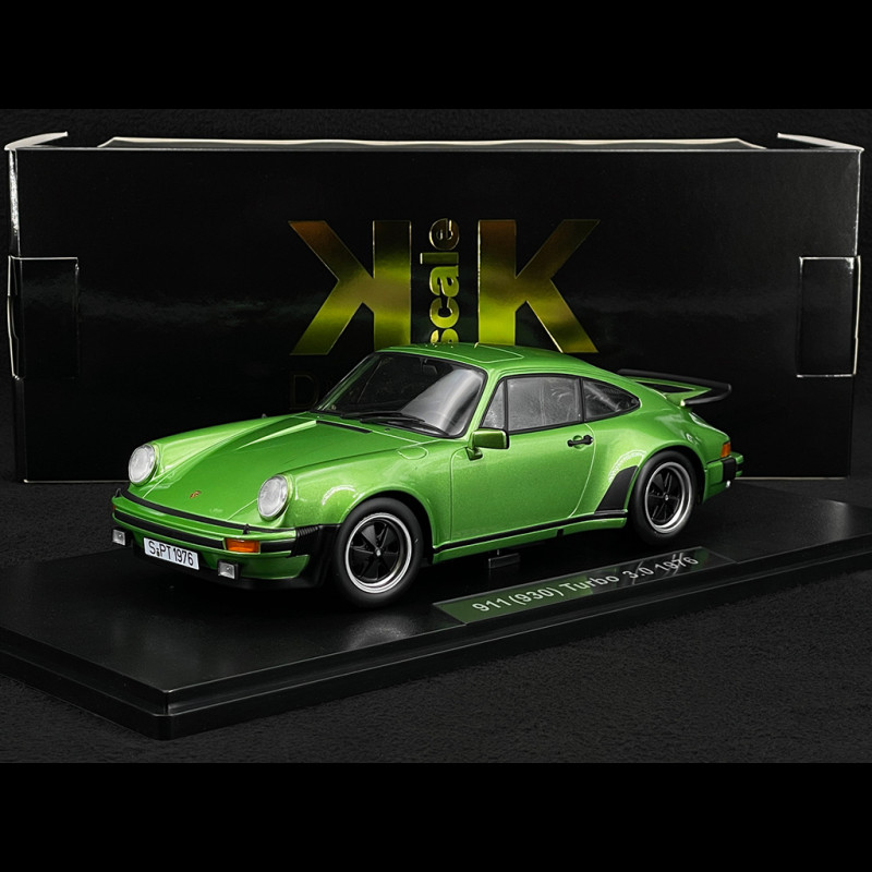 Porsche 911 Turbo 3.0 Type 930 1976 Metallicgrün 1/18 KK Scale KKDC180573
