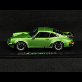 Porsche 911 Turbo 3.0 Type 930 1976 Metallic Green 1/18 KK Scale KKDC180573