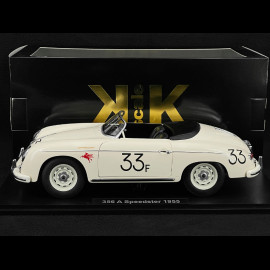 Porsche 356 A Speedster n° 33 James Dean 1955 Weiß 1/12 KK Scale KKDC120096