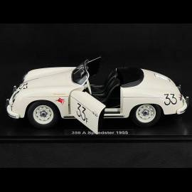 Porsche 356 A Speedster n° 33 James Dean 1955 Weiß 1/12 KK Scale KKDC120096