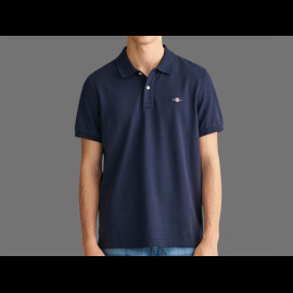 Gant Polo Shirt Shield Night Blue - Men 2210-433