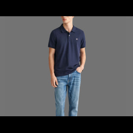 Gant Polo Shirt Shield Night Blue - Men 2210-433