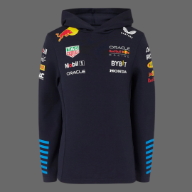 Red Bull Hoodie F1 Racing Team Verstappen Perez Canvas Marineblau TJ5291-190 - Kinder