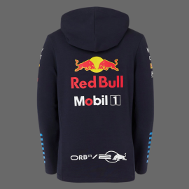 Red Bull hoodie F1 Racing Team Verstappen Perez Canvas Navy blue TJ5291-190 - children