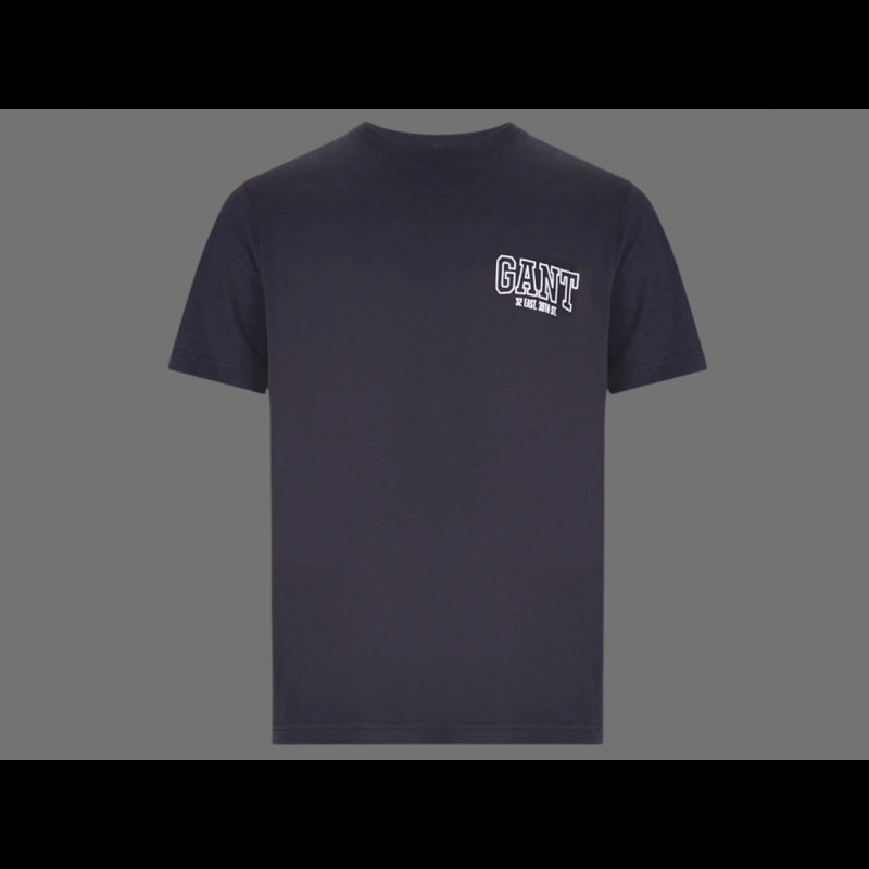 Gant T-shirt Cotton Evening blue 2003227-433 - Men