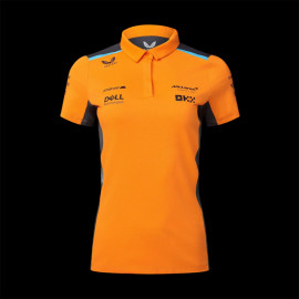 McLaren F1 Team Poloshirt Norris Piastri Papaya Orange / Phantom TF2610 - Damen