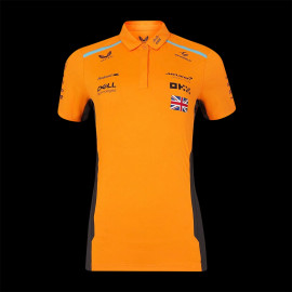 McLaren F1 Team Poloshirt Lando Norris n° 4 Papaya Orange / Phantom TF5318 - Damen