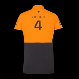 McLaren F1 Team Polo Shirt Lando Norris n° 4 Papaya Orange / Phantom TF5318 - Women's