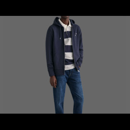 Gant Jacket Hoodie Navy Blue - men 2007059-433