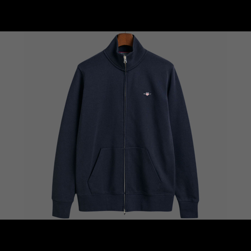 Gant Jacket Zipped Sweat Evening blue 2008006-433 - men