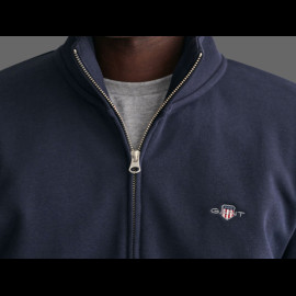 Gant Jacke Sweat mit Reißverschluss Nachtblau 2008006-433 - Herren