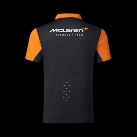 McLaren F1 Team Polo Shirt Norris Piastri Papaya Orange / Phantom TJ2610 - Kids
