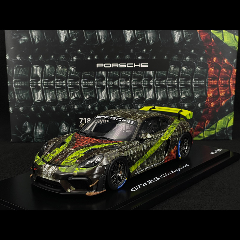 Porsche 718 Cayman GT4 RS Clubsport 982 "Cayman Hunter" 2023 Green 1/18 Spark WAP0216020TCAY