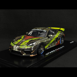 Porsche 718 Cayman GT4 RS Clubsport 982 "Cayman Hunter" 2023 Grün 1/18 Spark WAP0216020TCAY