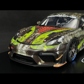 Porsche 718 Cayman GT4 RS Clubsport 982 "Cayman Hunter" 2023 Green 1/18 Spark WAP0216020TCAY