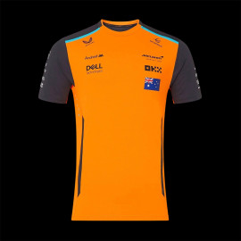 McLaren F1 Team T-shirt Oscar Piastri n° 81 Papaya Orange / Phantom TM5321 - Men's