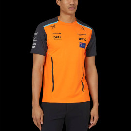 McLaren F1 Team T-shirt Oscar Piastri n° 81 Papaya Orange / Phantom TM5321 - Men's