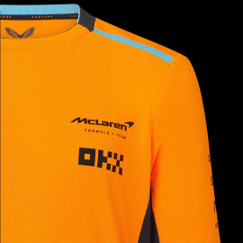 McLaren F1 Team T-Shirt Norris Piastri Papaya Orange TJ2607 - Kinder