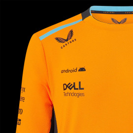 McLaren F1 Team T-Shirt Norris Piastri Papaya Orange TJ2607 - Kinder