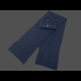 Gant Schal + Mütze Set Marineblau 9990015-410