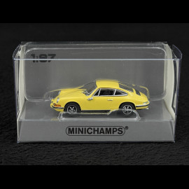 Porsche 911 T 1972 Hellgelb 1/87 Minichamps 870064421