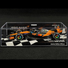 Oscar Piastri McLaren MCL39 n° 81 Winner Chinese GP 2025 F1 1/43 Minichamps 537254481