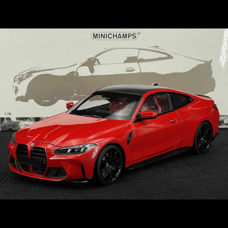 BMW M4 2024 Metallic Rot 1/18 Minichamps 110020140