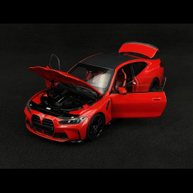 BMW M4 2024 Metallic Red 1/18 Minichamps 110020140