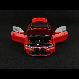 BMW M4 2024 Metallic Rot 1/18 Minichamps 110020140