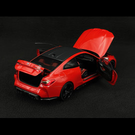 BMW M4 2024 Metallic Rot 1/18 Minichamps 110020140