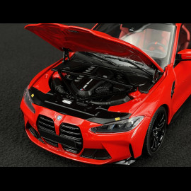 BMW M4 2024 Metallic Red 1/18 Minichamps 110020140