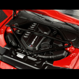 BMW M4 2024 Metallic Rot 1/18 Minichamps 110020140