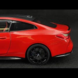 BMW M4 2024 Metallic Red 1/18 Minichamps 110020140