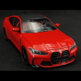 BMW M4 2024 Metallic Rot 1/18 Minichamps 110020140