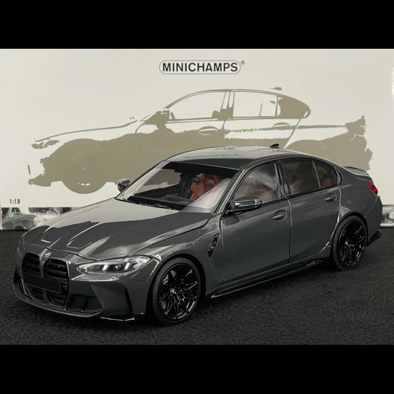 BMW M3 2024 Metallic Grey 1/18 Minichamps 110020221
