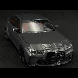 BMW M3 2024 Metallic Grey 1/18 Minichamps 110020221