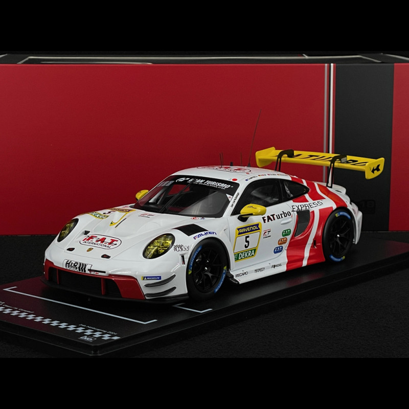 Porsche 911 GT3 R Typ 992 n° 5 FAT Turbo 24h Nürburgring 2024 1/18 Ixo LEGT18-245002