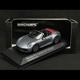 Porsche 911 Carrera GTS Cabriolet Type 992.2 2024 Vanadium Grey Metallic 1/43 Minichamps 410064132