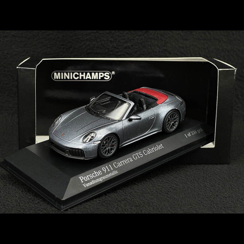 Porsche 911 Carrera GTS Cabriolet Typ 992.2 2024 Vanadiumgrau Metallic 1/43 Minichamps 410064132