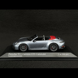 Porsche 911 Carrera GTS Cabriolet Type 992.2 2024 Vanadium Grey Metallic 1/43 Minichamps 410064132