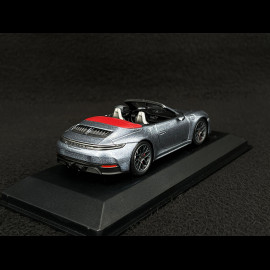 Porsche 911 Carrera GTS Cabriolet Typ 992.2 2024 Vanadiumgrau Metallic 1/43 Minichamps 410064132