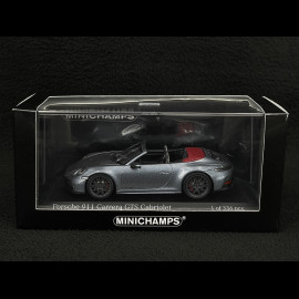 Porsche 911 Carrera GTS Cabriolet Type 992.2 2024 Vanadium Grey Metallic 1/43 Minichamps 410064132