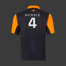 McLaren F1 Team Polo Shirt Lando Norris n° 4 Papaya Orange / Phantom TJ2611 - Kids